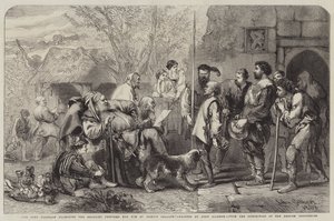 Sir John Falstaff Examining the Recruits Provided for Him by Justice Shallow by John Gilbert